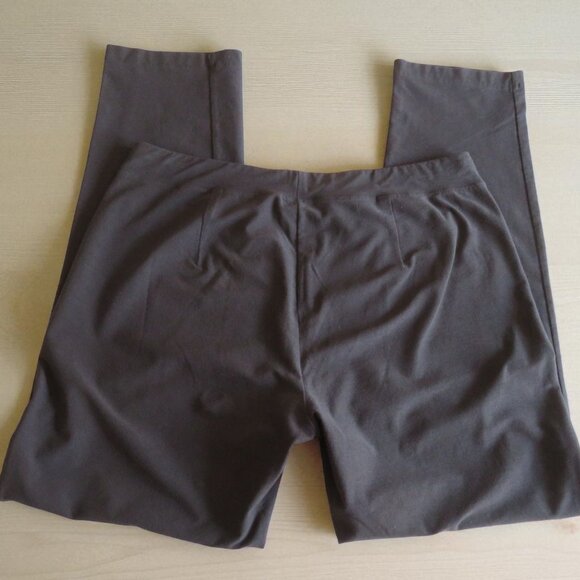 Eileen Fisher Stretch Crepe Pants - Dark Gray - Size Medium - Pre-owned (GC) - Picture 2 of 7